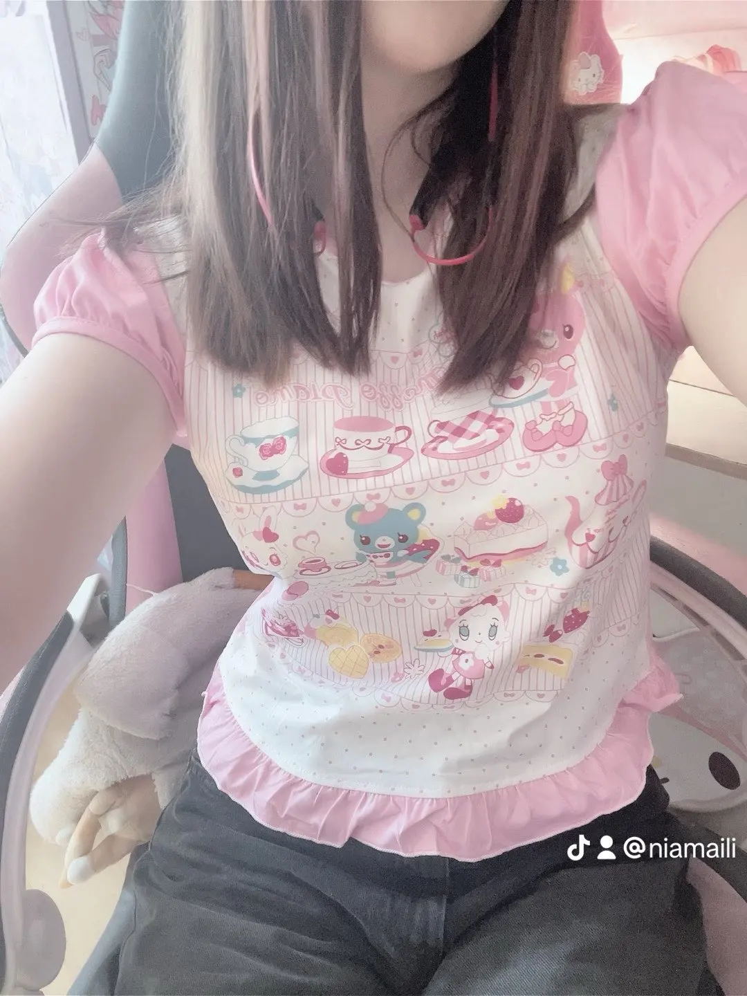 Kawaii Cake Shop Tee - Sweet Lolita Aesthetic photo review