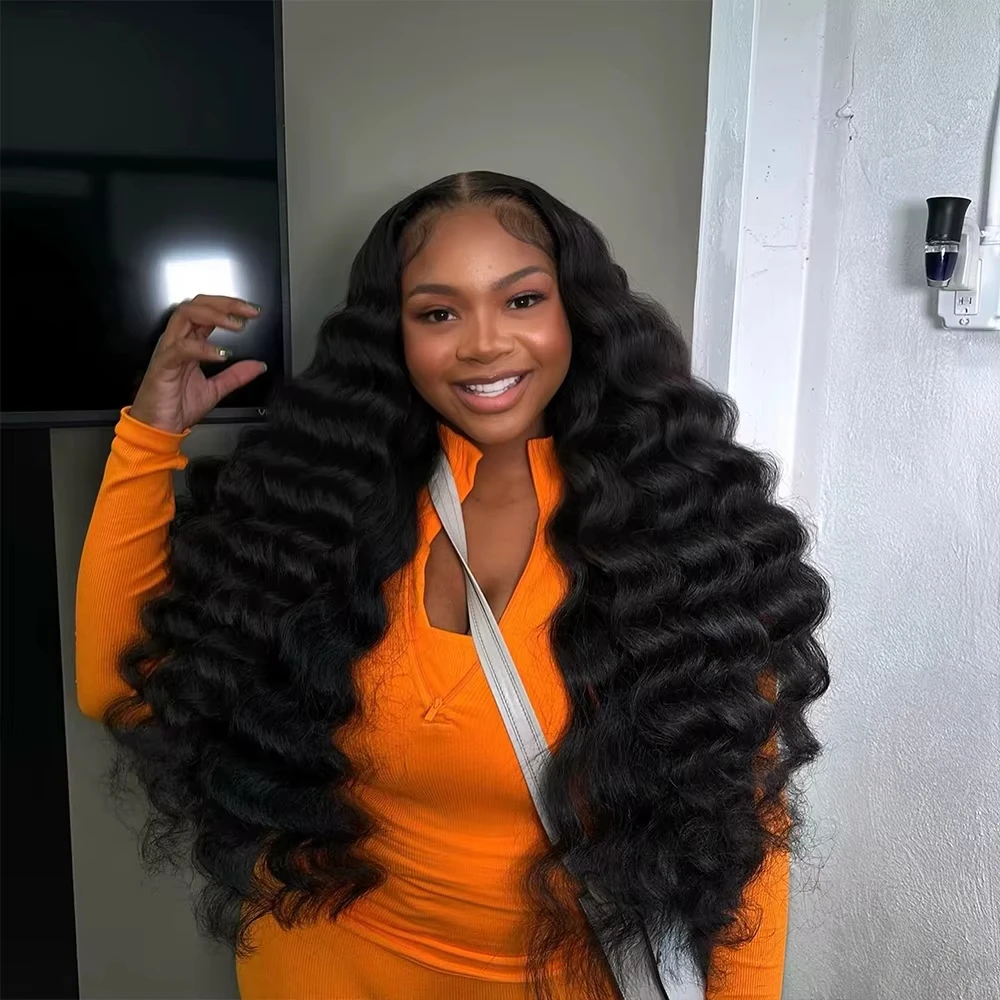 12A Loose Wave Human Hair Bundles With 4x4 Closure Hair Weave 3/4 Bundles With Lace Closure Wavy Human Hair Extensions 6