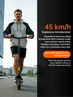 Trottinette électrique Fynzo T11, moteur 1100W, batterie 48V 15.6Ah, vitesse maximale 45 km/h, autonomie 60 km, E-ABS + freins à disque avant et arrière 2