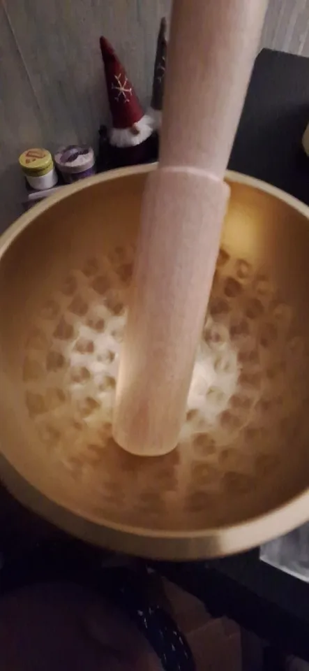 Tibetan Handmade Brass Singing Bowl | Meditation & Yoga Bowl photo review