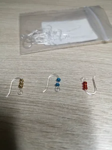 Серьги из гипоаллергенной прозрачной смолы, 20 шт./партия, серьги для ...