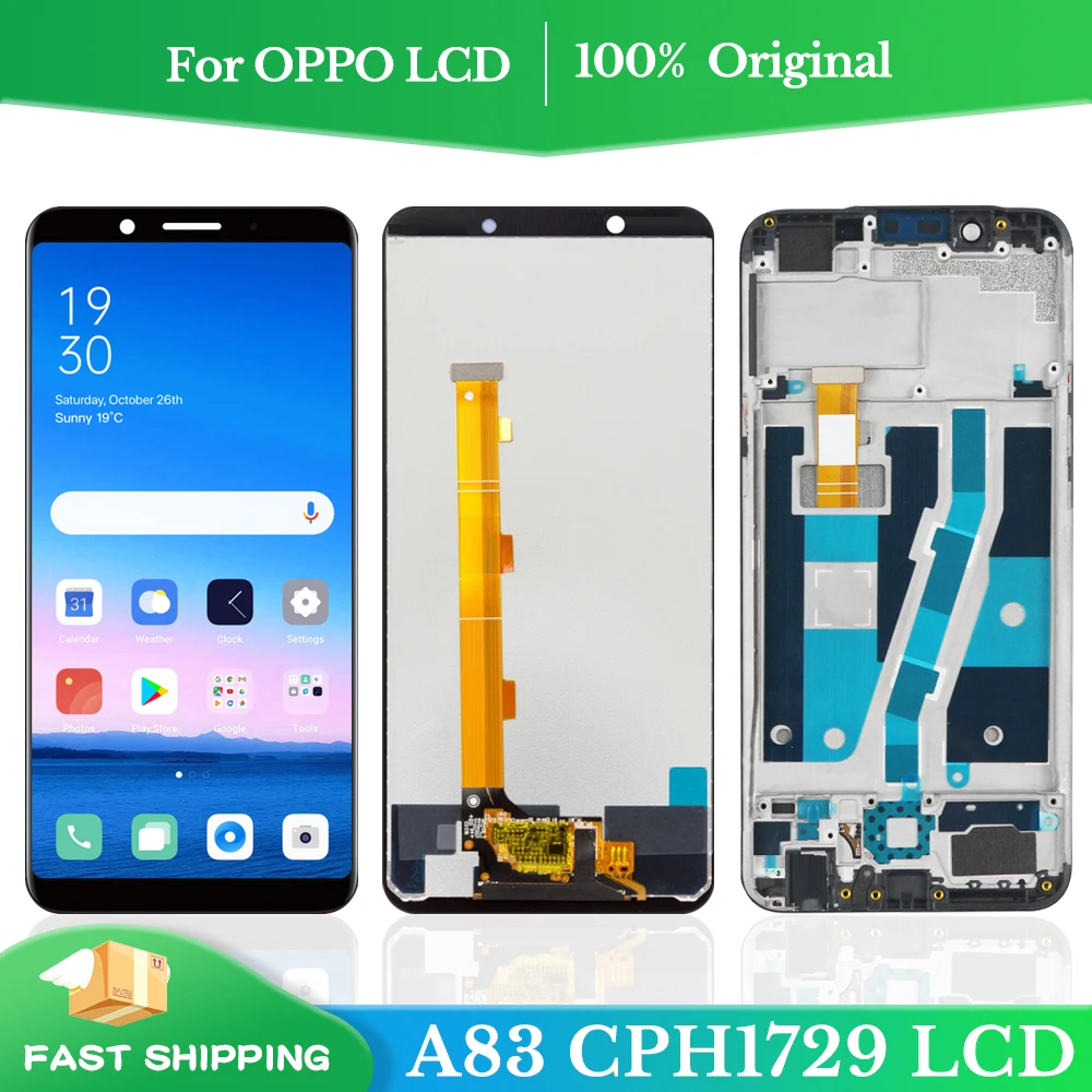 

5.7'' For Oppo A83 LCD Display Screen Touch Digitizer Frame Assembly Replacement For OPPO A83 CPH1729, CPH1827 Display