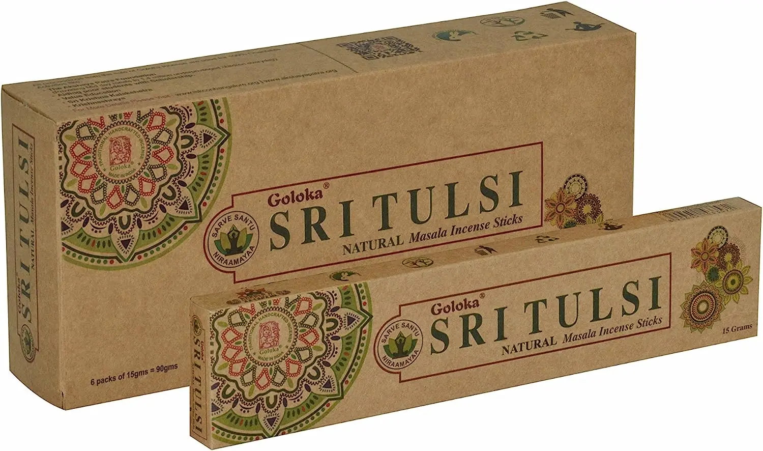 Incienso Orgánico Goloka Sri Tulsi