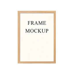 Elegant MDF Picture Frame for Home Décor - Versatile Wall Art and Tabletop Display (Natural Frame (1pc))