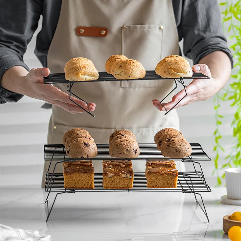 acier inoxydable cuisson de refroidissement rack boulangerie pain gâteau cookie rack de refroidissement net industriel rack de refroidissement pour la cuisson