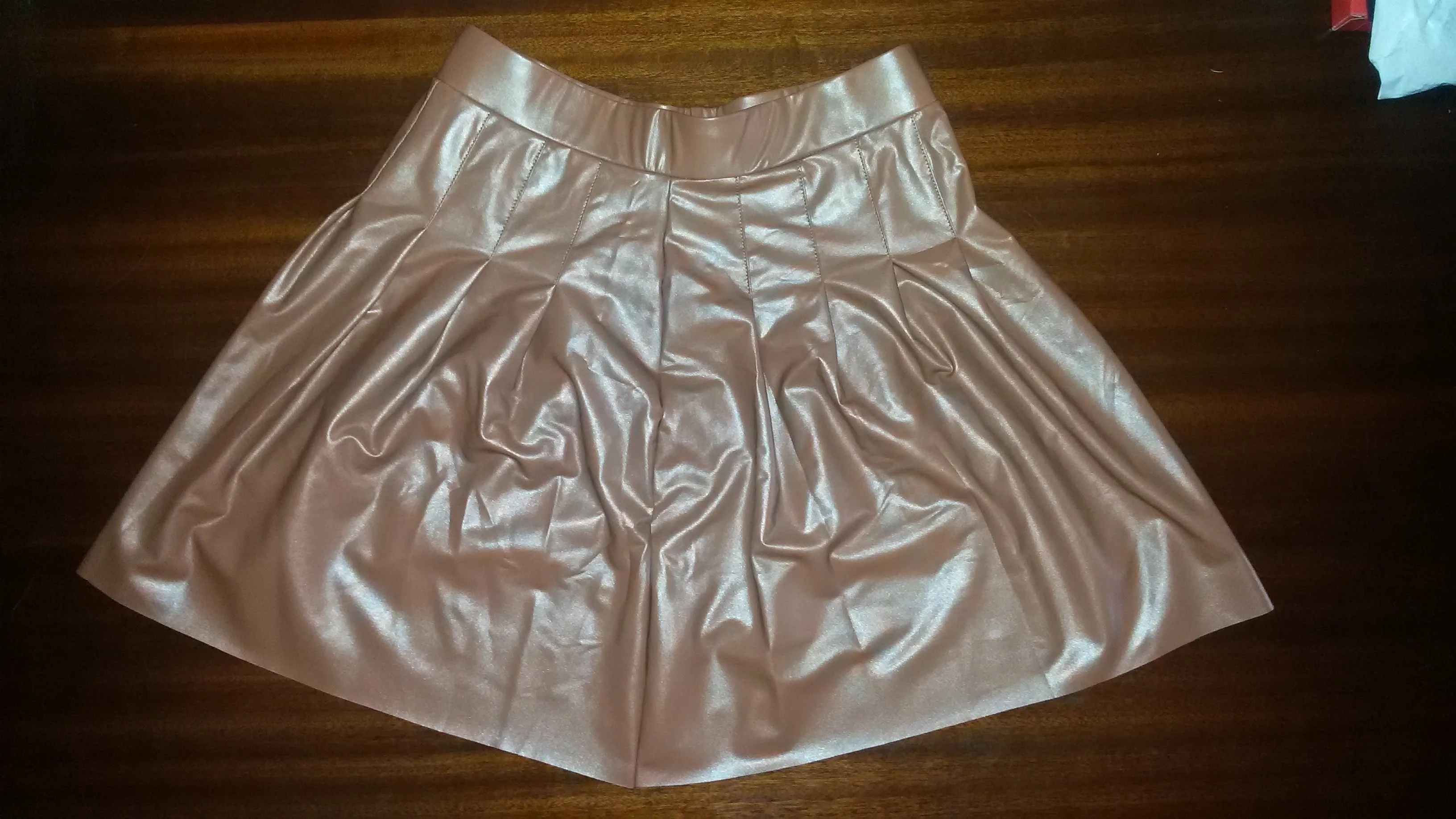 Women Sexy PU Leather Mini Skirts 2023 Summer Outfits photo review