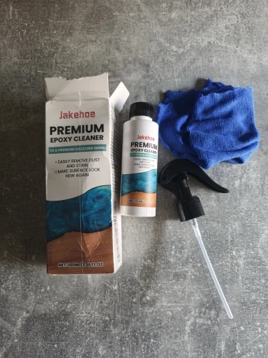 Epoxy Resin Cleaner Decontamination Cleaning Repair Scratch Polishing Surface Cleaning Care Agent Polishing Compound Set 100ml photo review