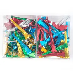 Professional 96 - Piece Hairdressing Clips Set - Metal Styling and Sectioning Tools (Colorful)