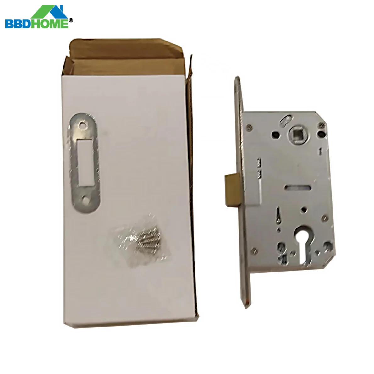 BBDHOME Mortise Lock Body 85*50mm Cylinder Hole Euro PVC Latch With Striker Security Anti theft Bedroom Apartment Door Repair
