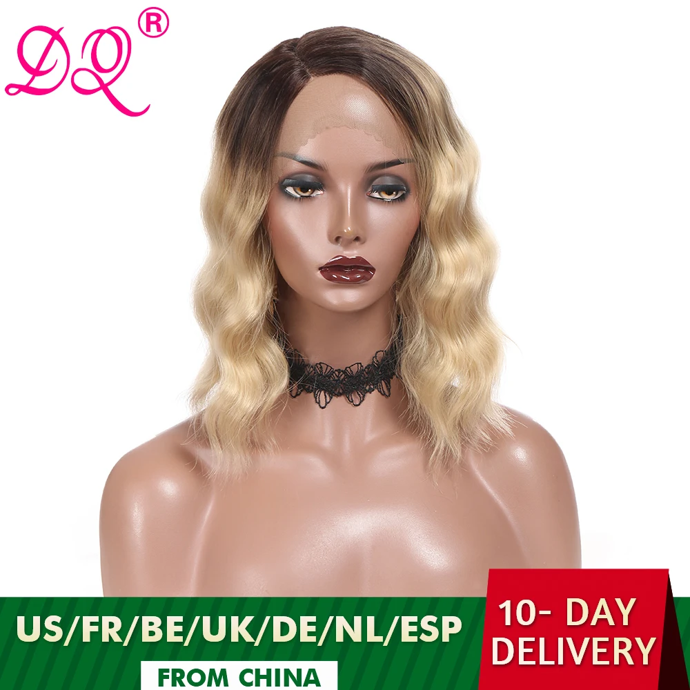 

Synthetic Hair Natural Wavy Natural Wave Wigs for Women Body Wave Short Cut Bob Wig Cosplay Ombre Color Part Wigs Beginner Hair