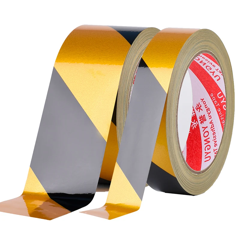 ReflectiveTapeYellowFloorSafetyPVCWarningAdhesiveTapeFloor