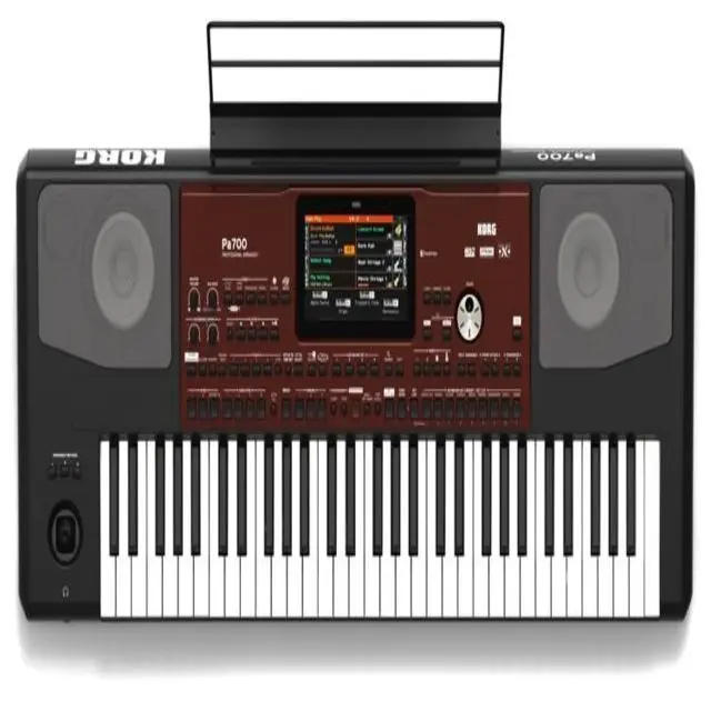 Fresh New K_org Pa700 Professional Arranger 61-Key with Touchscreen and Speakers Black