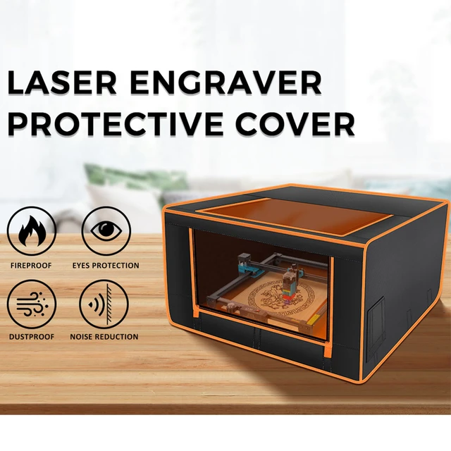 Laser Engraver Enclosure With Vent , Eye Protection Fireproof Protective  Cover for CNC Engraving Cuting Machine Tent 70*70*40cm - AliExpress