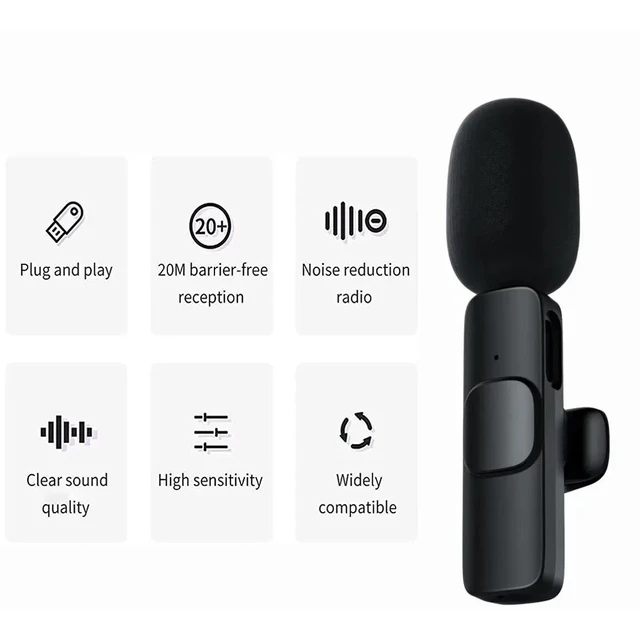 Wireless Microphone for iPhone : : High-Tech