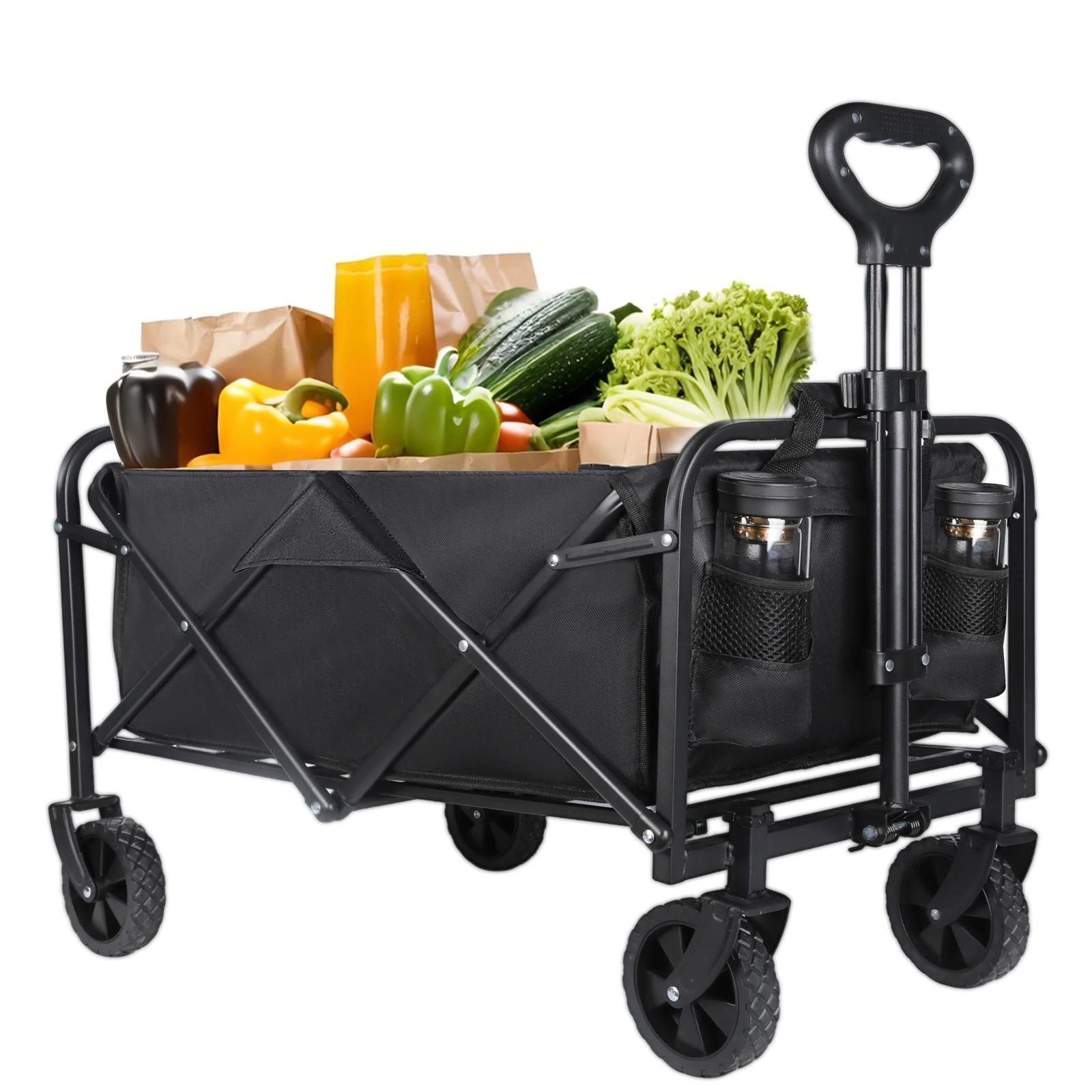 foldable wagon cart outdoors