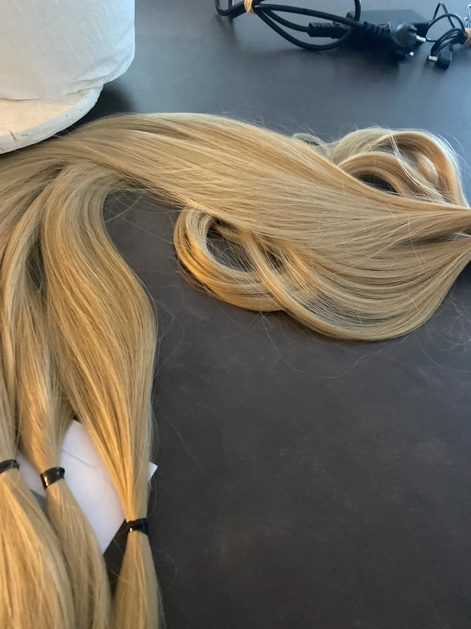 Synthetic Long Braided Ponytail Hair Rope Extension photo review