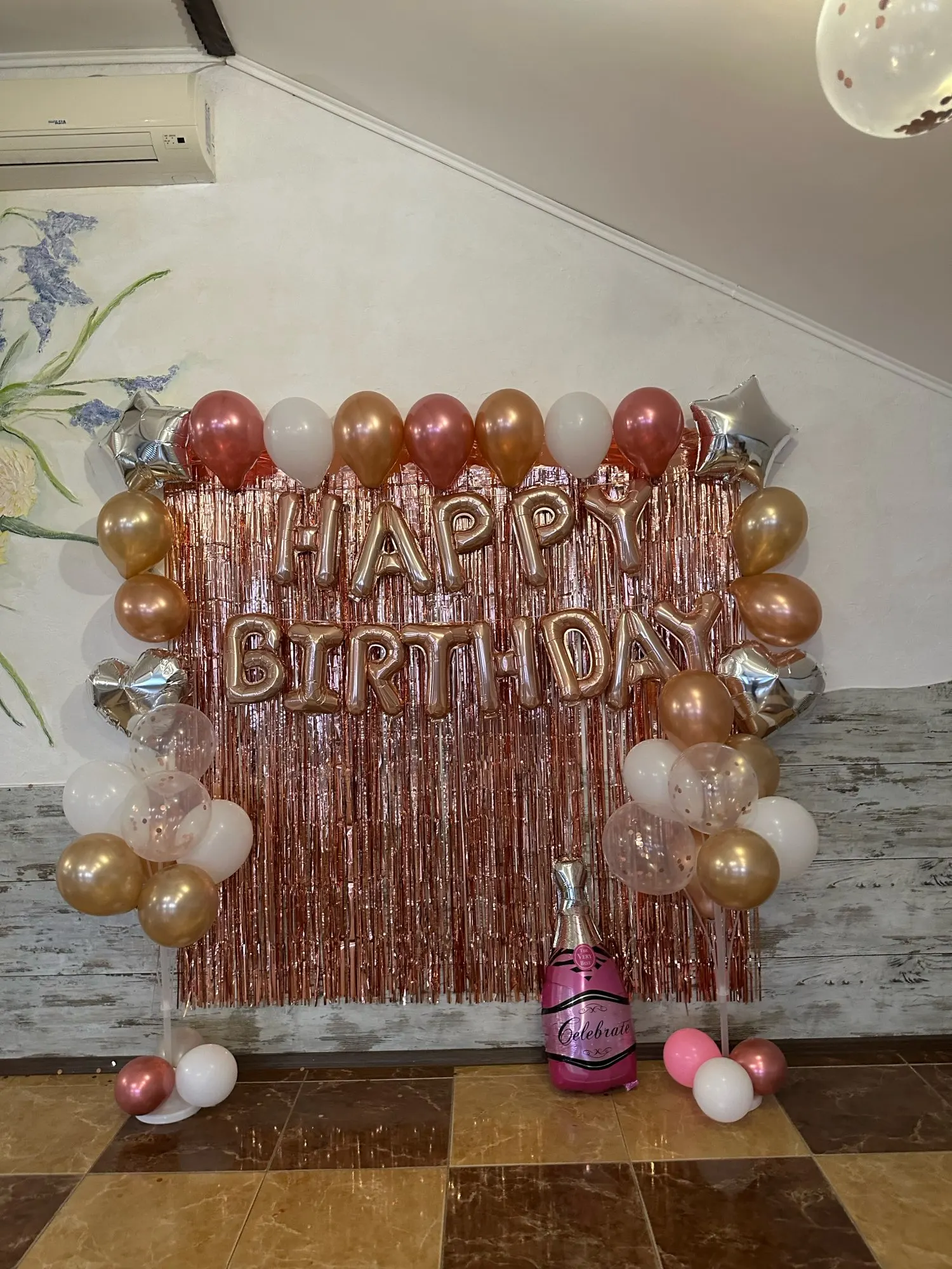 Blue Foil Birthday Balloon Set photo review