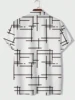 Men's Shirt Soft Comfortable Short Sleeve Shirt Summer Hawaiian Shirt Lines Fashion Design Men's Clothing Extra Large Size 2