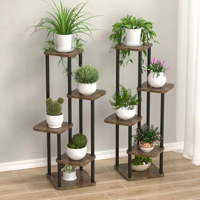 Multi-Tier Wooden Plant Stand 1