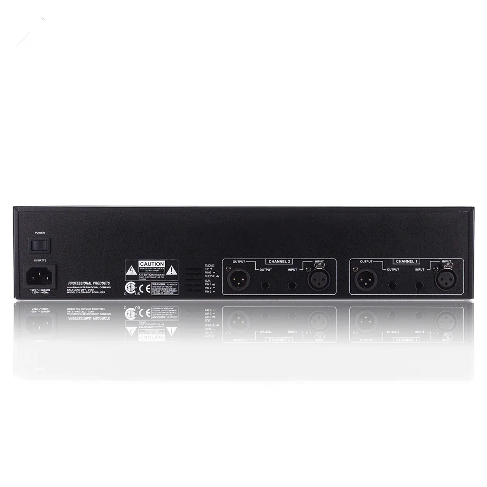 SEMAROUS 231 Professional Equalizer stage analog Dual Channel 31 Band stereo 231 EQ audio Signal Processor