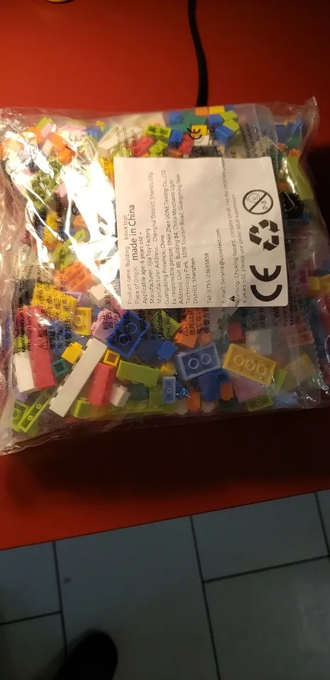 1000 DIY creative building blocks bulk set Urban Classic building blocks Assembled birthday gift children's educational toys photo review
