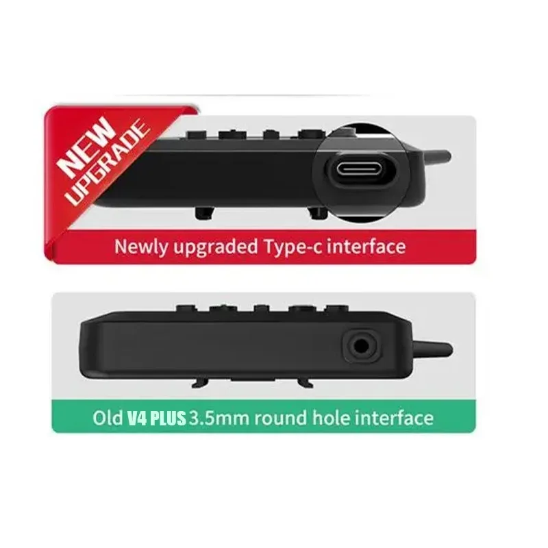 EJEAS V6C PRO+ Full Duplex Football Referee Earhook Earphones Referee Headphone Type-C for Vnetphone V6C FBIM Intercom Headset