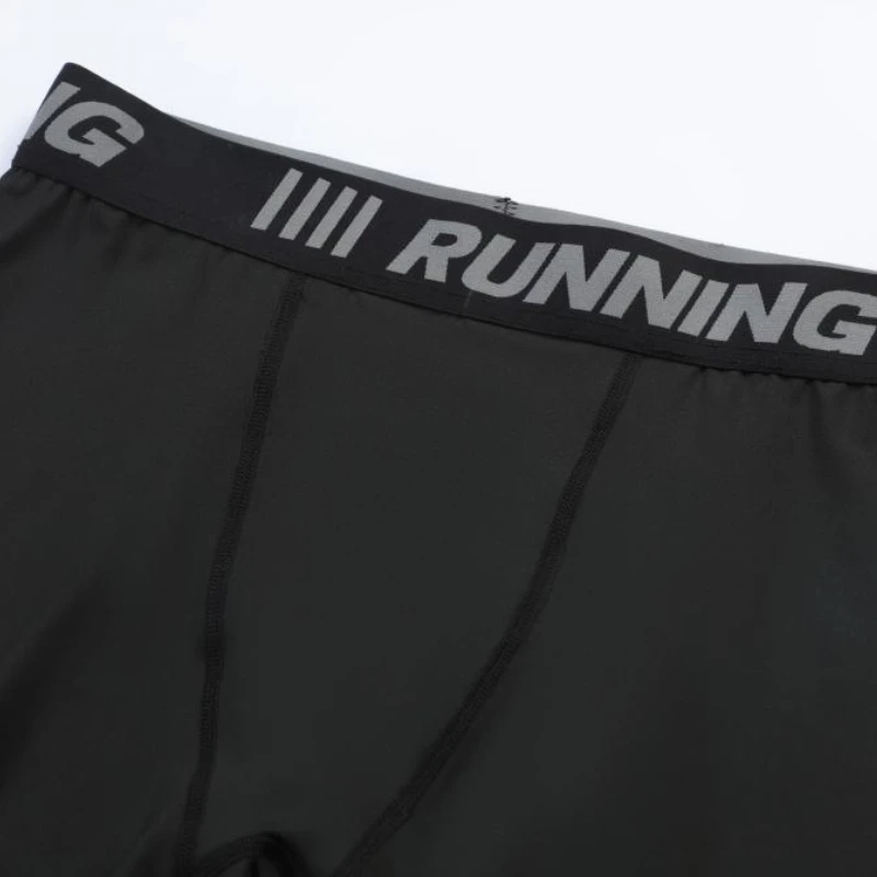 Men Fitness Black Underpants Elastic Compression Base Layer Skinny Short Pants Keep Warm Tight Pants Leggings Training Pant
