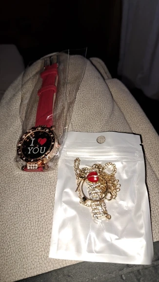 Relógio de pulso de quartzo de luxo para mulheres, relógio feminino, Love Dial, relógio de pulso para senhoras, moda, 5pcs photo review