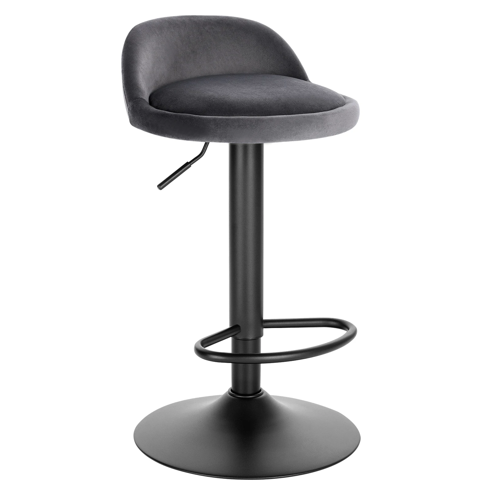 Sillas de giratoria de terciopelo con respaldo, taburete de Bar de altura ajustable para café, Cocina, Bar, para el hogar, 1 ud.| | - AliExpress