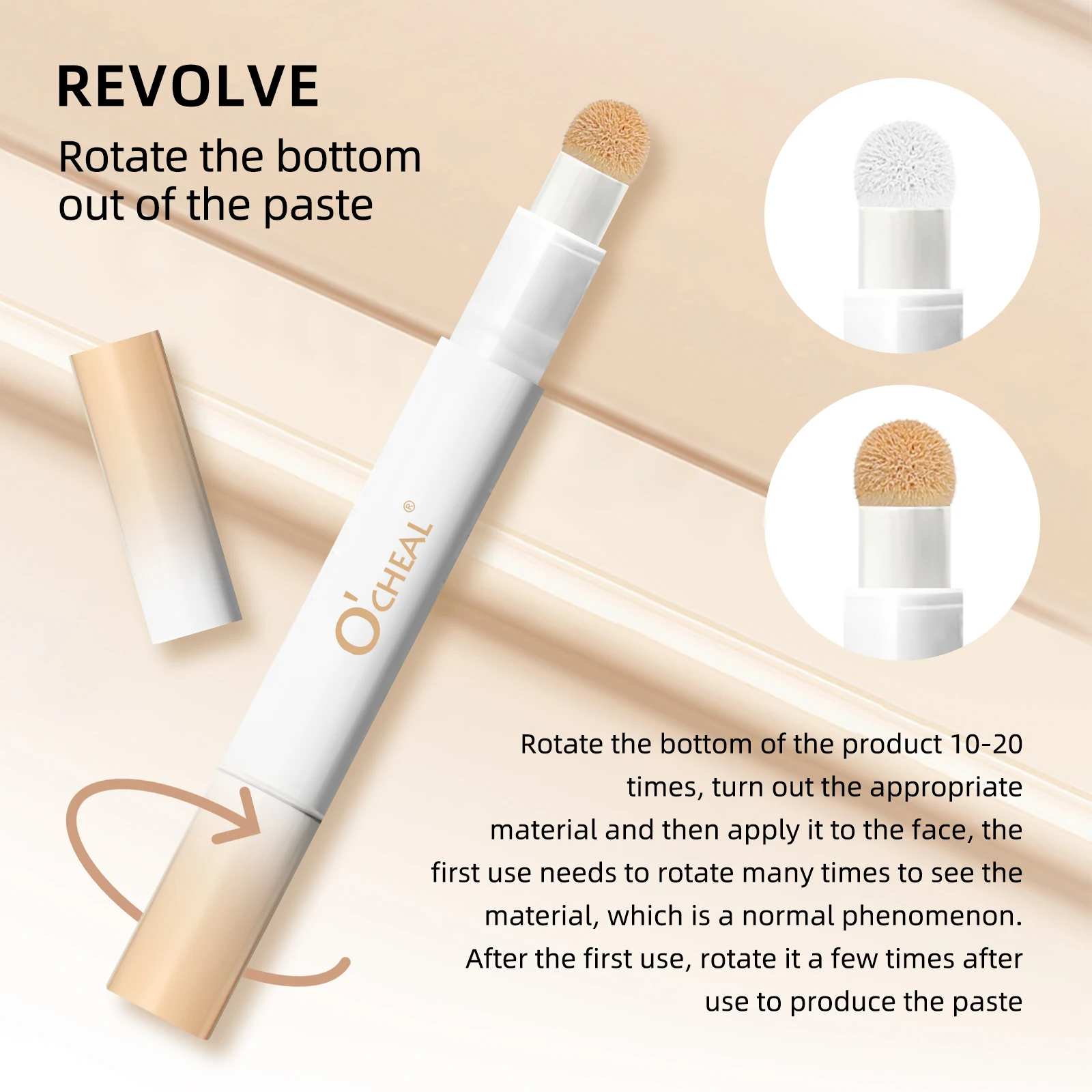 3 Color Face Foundation Concealer Pen Long Lasting Waterproof Corrector Contour Concealers Stick Cosmetic Makeup