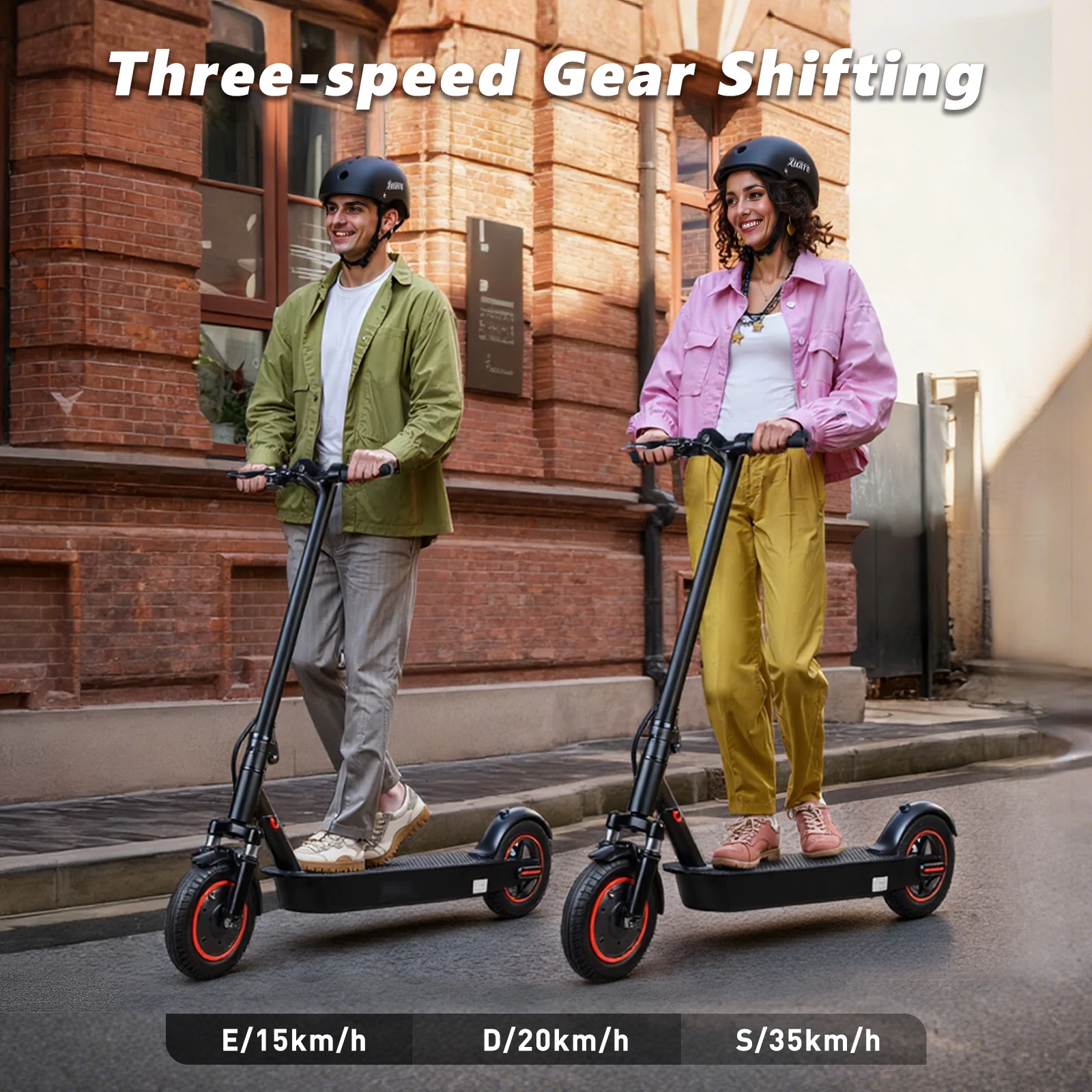 SUNNIGOO N7MAX Scooter elettrico da 10 pollici 500W Motore Dual Assorbimento degli urti Scooter per adulti 35KM/H 12.5Ah 40KM Gamma EScooter - immagine 5