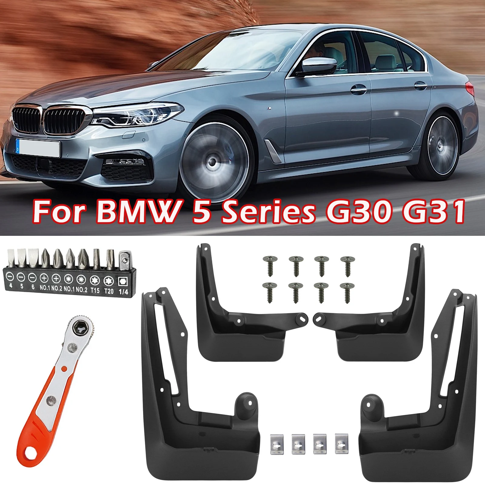 Maxton Design | BMW 5-Serie G30/G31 M-Pack | Diffuser splitter - Maxton