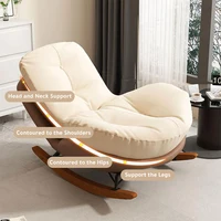 Rocking Chair Balcony Home Technology Cloth Rocking Chair Living Room Leisure Rocking Chair, Modern Rocking 2