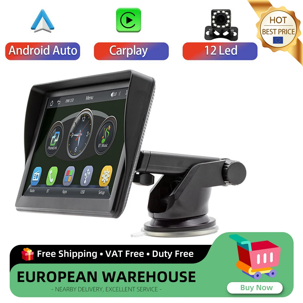 Universal 7inch Car Radio Multimedia Video Player Wireless Carplay And