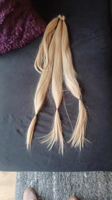 Synthetic Long Braided Ponytail Hair Rope Extension photo review