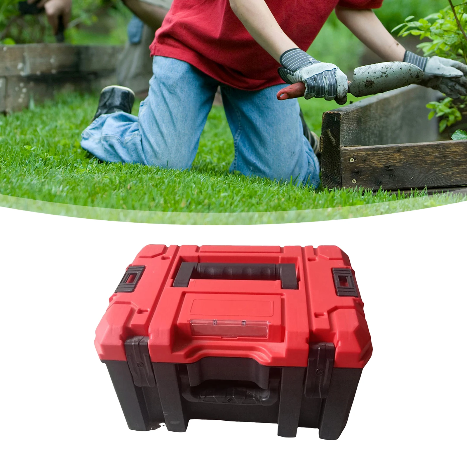 공구함 보관용 하드 케이스 모듈식 공구 보관 및 정리 휴대용 빈 공구함 사무실 차고 전기 기술자용 공구 케이스