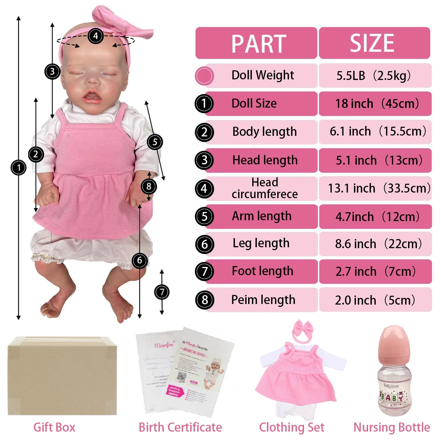 18 Pollici Gemelli Non Dipinti O Dipinti B Sorella Bebe Reborn Bambola In Silicone Bambola Reborn Bebe Dipinta A Mano Realistica