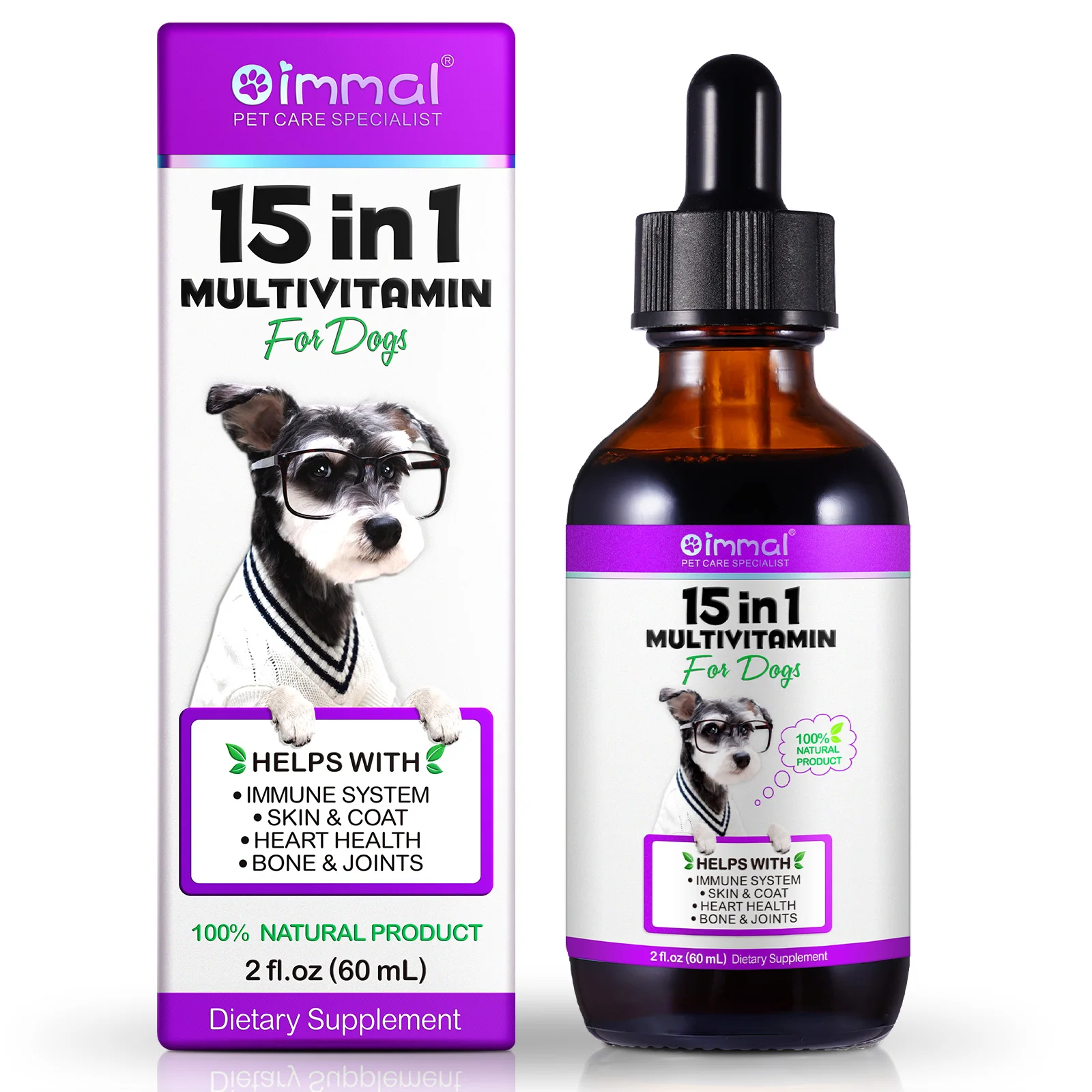 15 in 1 Multivitamin Liquid Supplement for Dogs