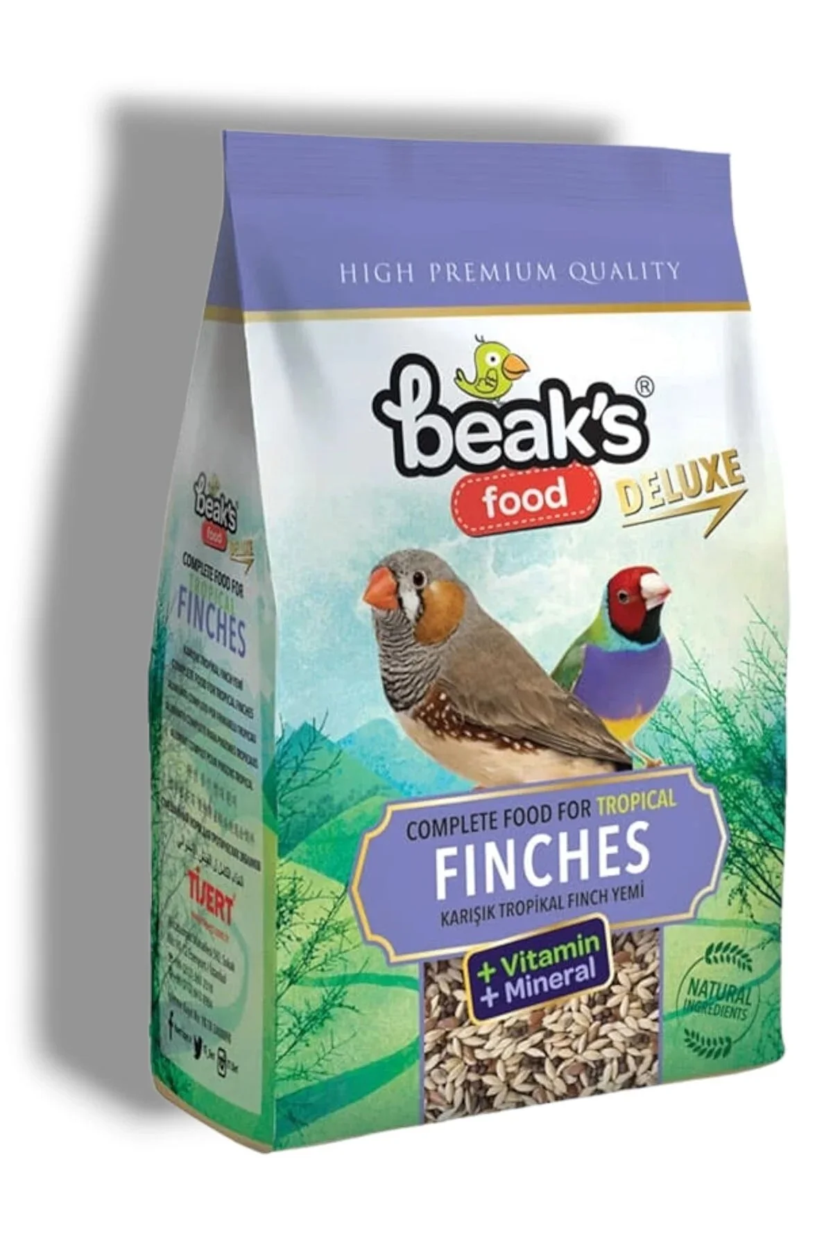 

Beaks Tropikal Finch Ve Ispinoz Yemi