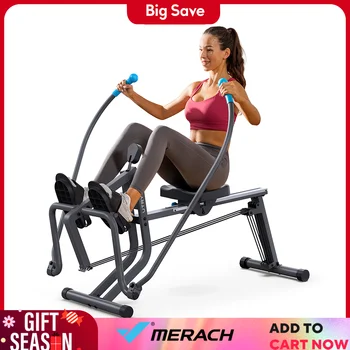 UTRYUP Sculls Rowing Machine Smooth Rowing Experience Space-Saving Ergonomic Seat Adjustable Footrests Quiet Operation Home Gym 1
