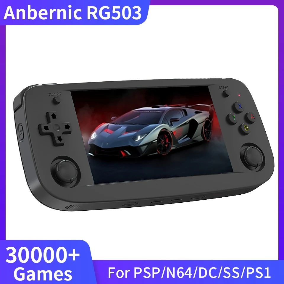 ANBERNIC-RG503ポータブルビデオゲーム,20,000ゲームのコンソール,psp 
