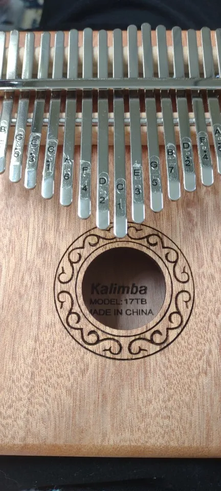 Thumb Piano Kalimba Solid Wood Veneer 17/21 Keys for Music Learning photo review