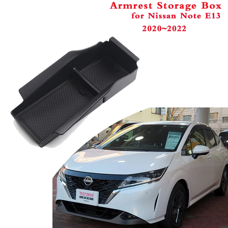 

Car Armrest Storage Box For Nissan Note E13 Aura E-Power 2020 2022 Central Control Container Auto Interior Styling Accessories