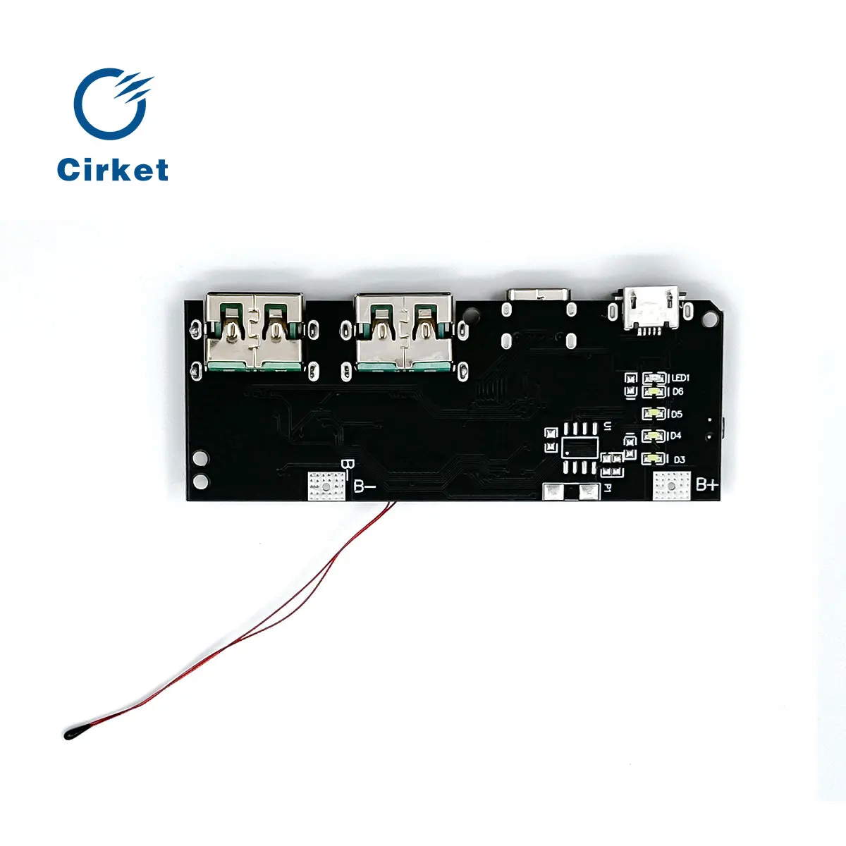Cirket 22.5W Power Bank 5 porte bidirezionale ricarica rapida modulo di alimentazione Mobile circuito Kit scheda madre fai da te QC4 + PD3.0 - Image 4