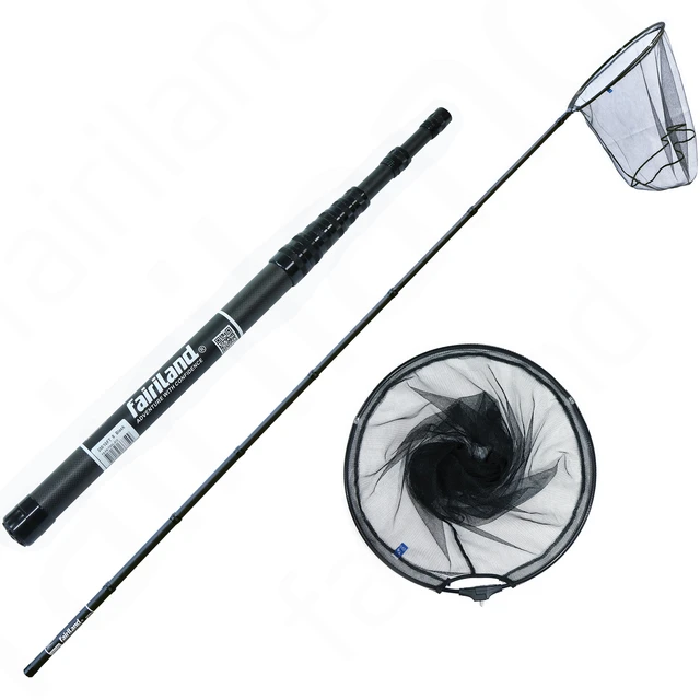 Telescopic Pole Handle Fishing Tackle  High Quality Carbon Fishing Net -  1.8-3.45m - Aliexpress