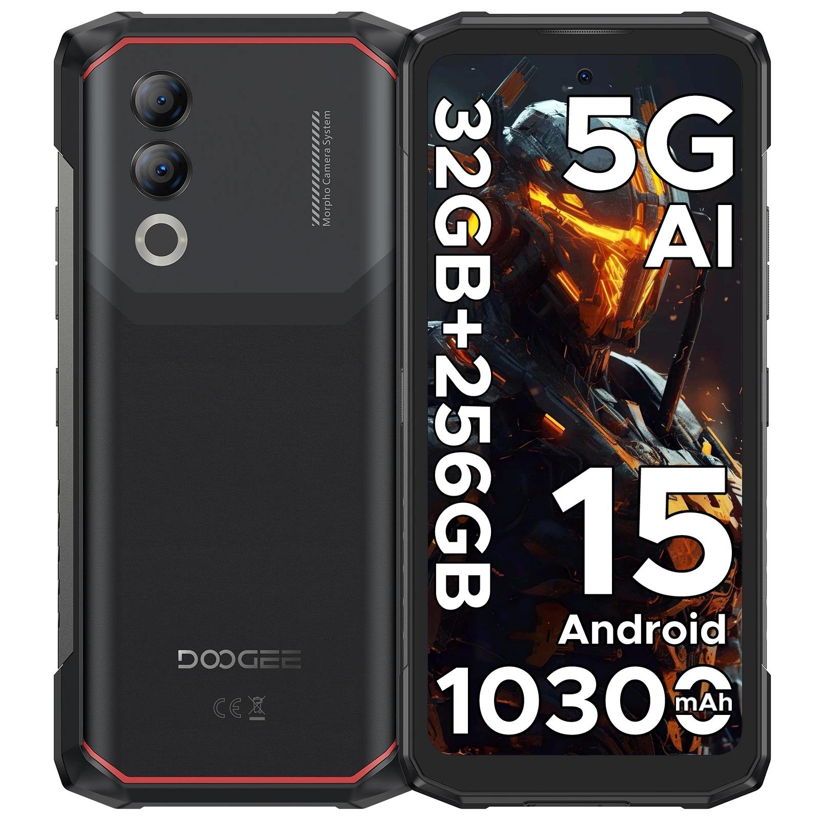DOOGEE Blade20 Turbo 5G Rugged Phone Gemini Al 6.6'' Screen