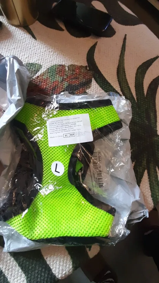 Summer Cat Dog Harness Lead Leash Adjustable Vest Polyester Mesh photo review