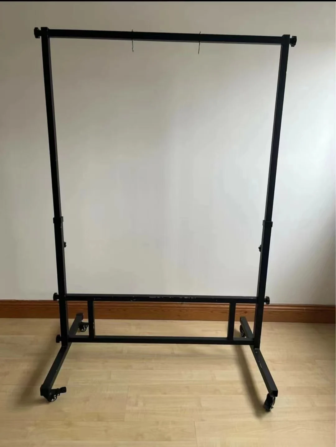 Square Steel Stand with wheels for 45-90cm Gong Adjustable Height Percussion Musical Instrument Accessories