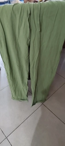 Elegant Cotton Linen Summer Trousers for Women - High Waist Fit photo review