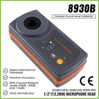Sound Level Calibrator Meter 114dB 94dB 104dB Calibration Level For 1/2" 13.2mm Microphone Size Sound Meter 1